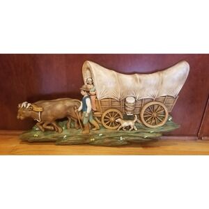 Oregon Trail Wall Chackware Plaque Numbered 1520
